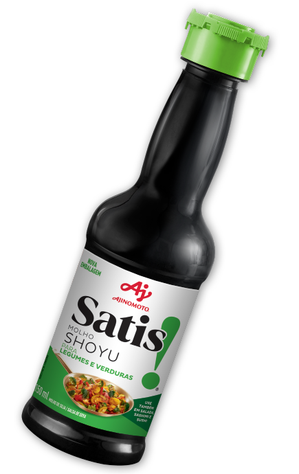 Garrafa Molho Shoyu Para Legumes e Verduras 150ml